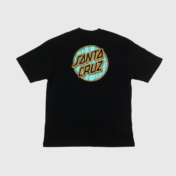 Santa Cruz Tiki Dot Tee - Black - Back