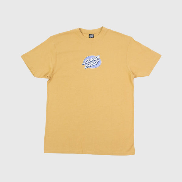 Santa Cruz Lined Oval Dot Tee - Sand - Front