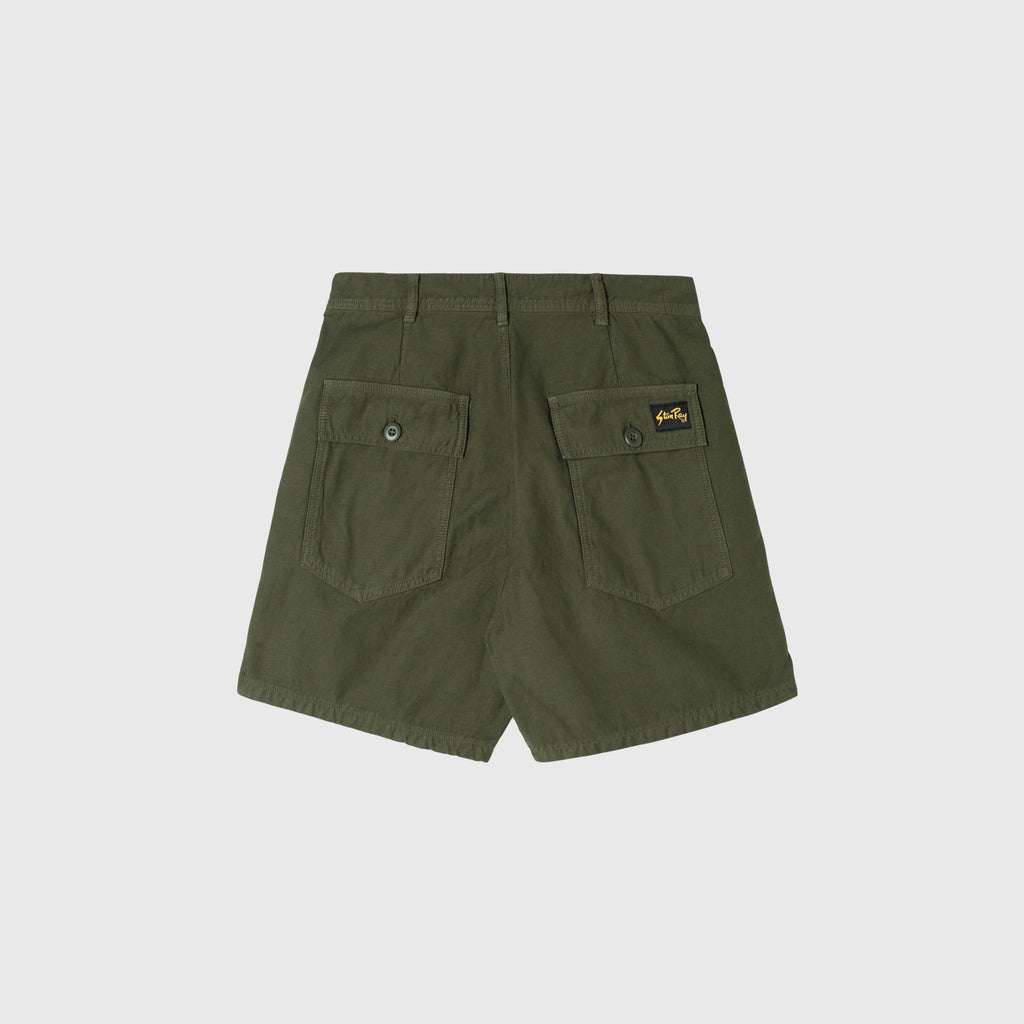 Stan Ray Fat Short 6" Inseam - Olive - Back